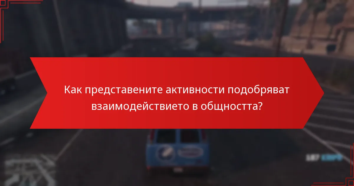 Как представените активности подобряват взаимодействието в общността?